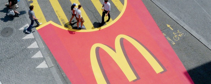 Le passage piétons McDonald's
