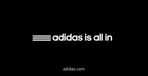 Adidas is all in Nouveau Slogan