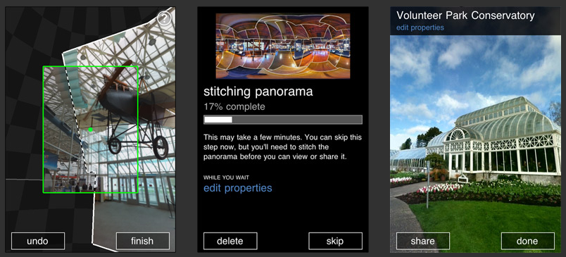 App Photosynth : Faire des Photos Panoramiques depuis son iPhone