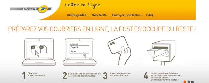 La Poste Lettre en ligne