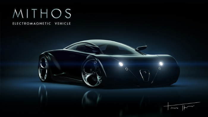 Concept MITHOS : la voiture électromagnétique d'un futur très
