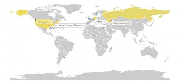 Wikipedia-Recent-Changes-Map