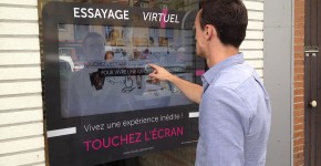 Vitrine-interactive-FittingBox-Courdy-Opticien-Toulouse